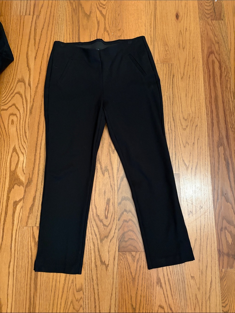 Chico's Black Straight-Leg Ponte Pants